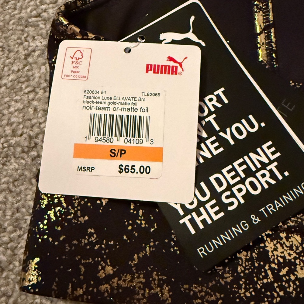 Puma Active Sport Bra Size S - Picture 5 of 6